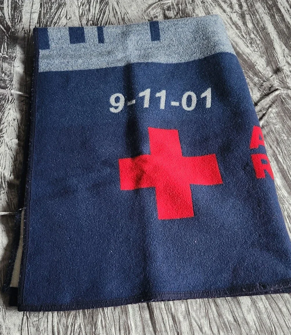 9/11 Pendleton Woolen Mills Commemorative Rare Lmtd Edition Red Cross Blanket